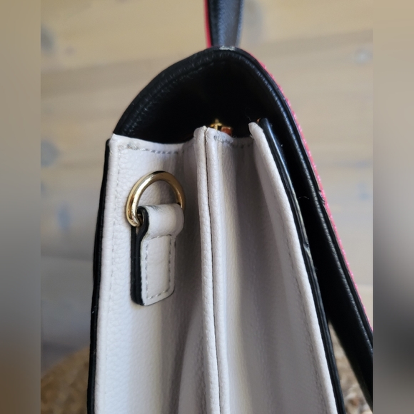 Unique Martine Sitbon "Black" Structured Colorblock Bag - Picture 7 of 14